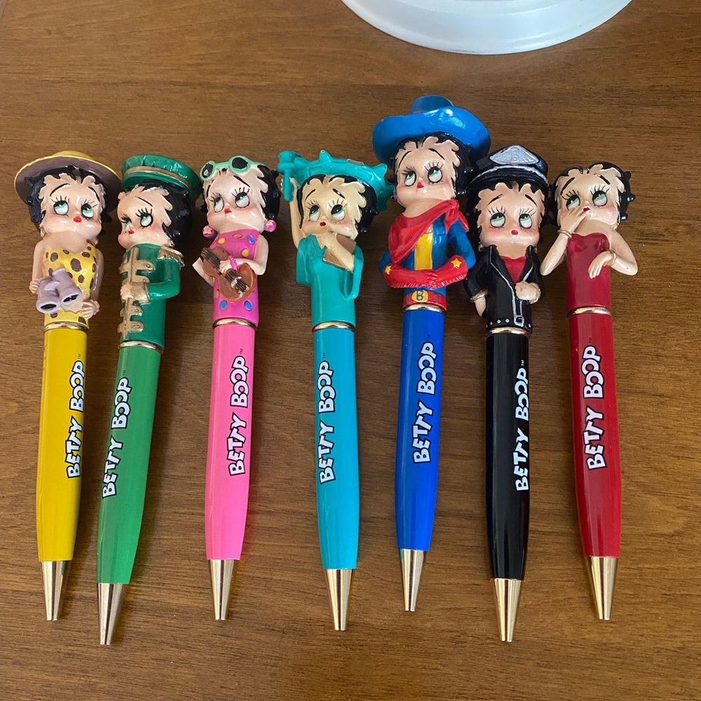 Betty boop pens set